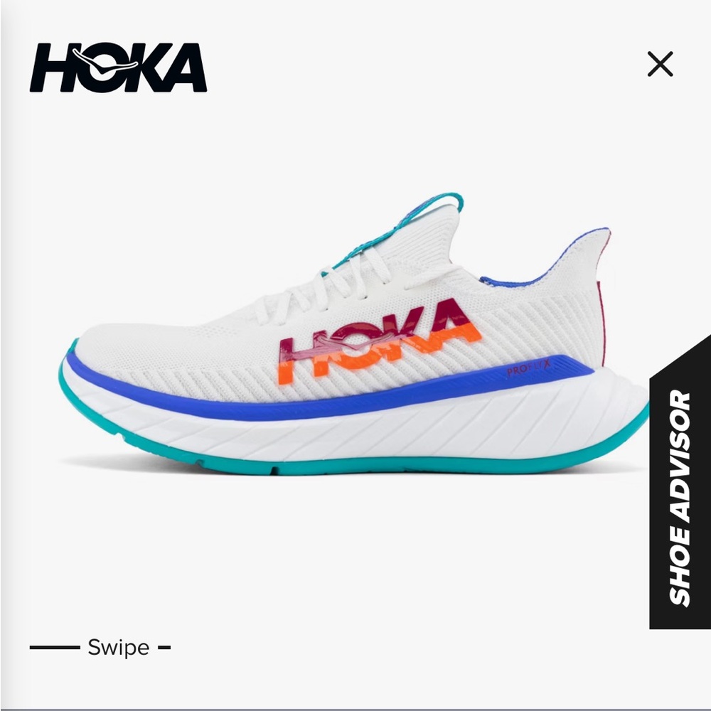 Hoka Carbon X running shoes - Women's 8